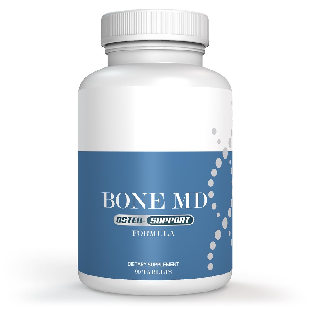 Knochen MD Osteo Stärke Ultimate Health Support | Ergänzung für Frauen und Männer | Förderung Dichte 90 Tabletten