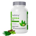 Neem+ Suppléments d'extrait de feuille $ 1100mg soutient la peau claire, la désintoxication et la santé immunitaire $ réduit l'acné et favorise la peau saine avec le poivre long $ 60 Comprimés végétaliens