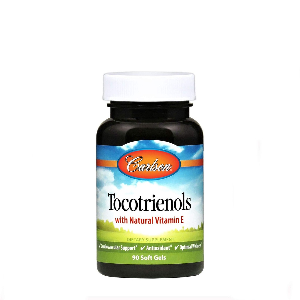 Tocotriénols Carlson avec vitamine E 90 gels