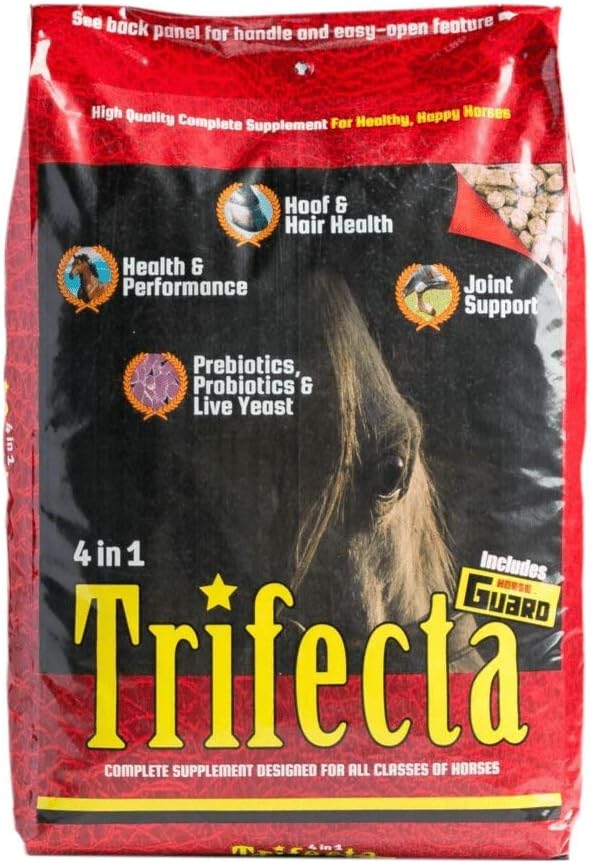 Trifecta 40 lb, 4 minéraux de vitamine équine en 1 supplément complet