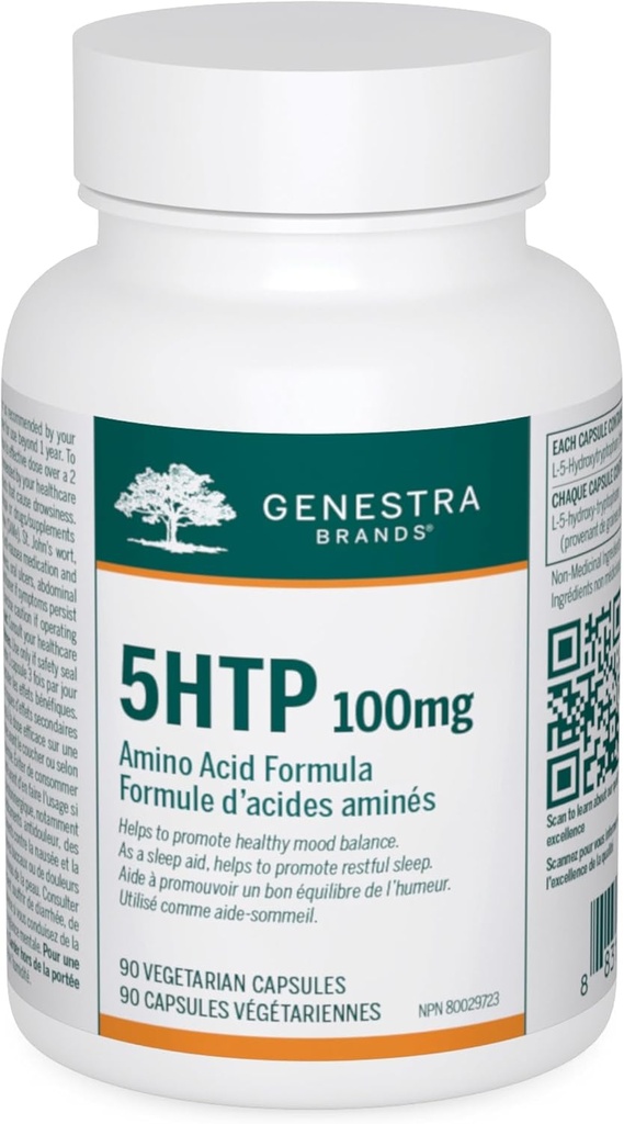 Genestra Marken 5HTP 100 mg | Unterstützung für Schlaf und Mental Balance | 90 Kapseln