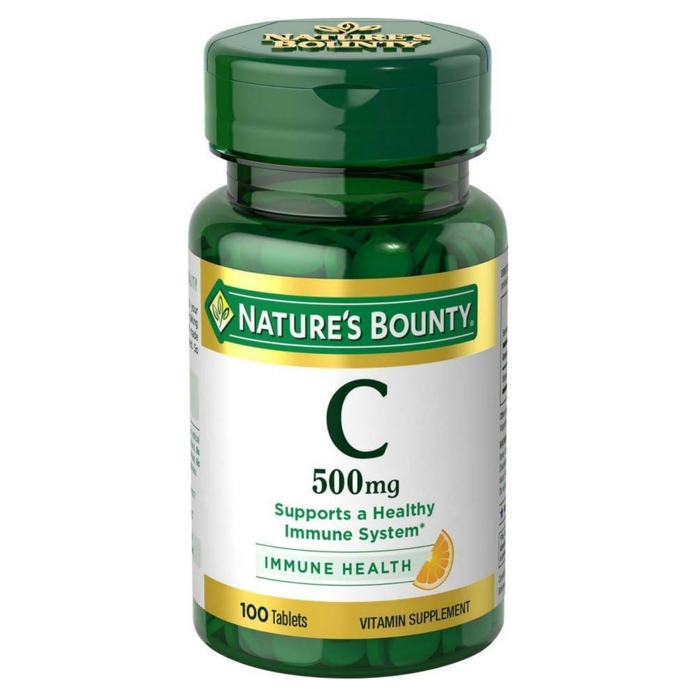 Nature's Bounty Vitamin C 500 mg Tabletten 100 ea (Pack mit 6)