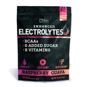 Verbesserte Elektrolyt-Pulver-Stick-Packs (Raspberry Guava | 20 Pakete) w/ 0 Zucker + BCAAs +B-Vitamine Elektrolyt-Ergänzung mit Kalium Zink & Magnesium für Hydration - Keto Elektrolyte