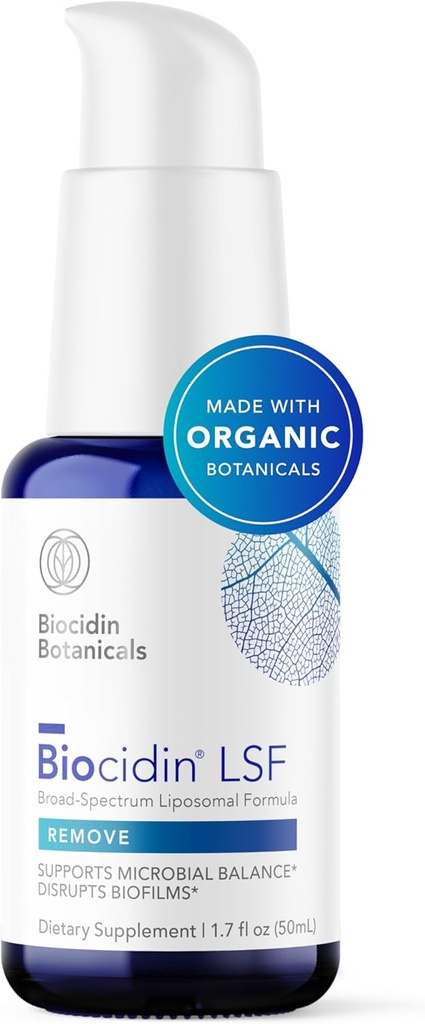 Biocidin LSF for Gut Cleanse Detox & Biofilm Defense Support - Potent, Broad-Spectrum Liposomal Formula for Rapid Absorption - Promote Gut Health, Microbial Balance & Mental Clarity (1.7 Fl Oz)