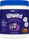 Nutricost Nutrizen PM Unwind Boissons de champignons adaptogènes (arômes de chocolat) 30 portions - Comprend Reishi, Lion's Mane, Shiitake, Cordyceps