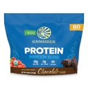 Bio-Pflanzenbasiertes Proteinpulver | Vegan Bio-Pulver Schokolade mit BCAA Aminosäuren & Hanf Samen Pea Blend | Non-GMO Soy Dairy Filler & Gluten Free (Chocolate, 90 Portionen)