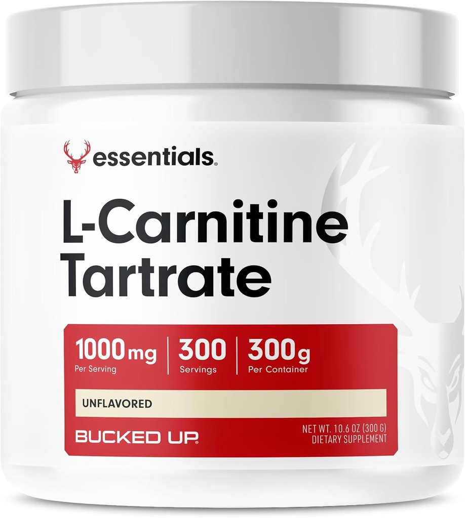 L-Carnitin Tartrat 1000mg Pulver, Essentials (300 Portionen)