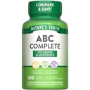 La vérité de la nature Adulte ABC Multivitamine complète pour les hommes et les femmes