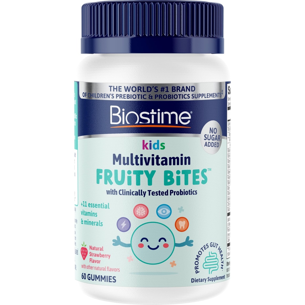 Biostime enfants Multivitamine Gummies avec des probiotiques et 11 vitamines essentielles (Ages 4+)