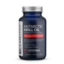Huile de krill 100 % pure 1000mg, Omega 3, concentration maximale 56% Phospholipides, Choline & Astaxanthin, Sustainable Antarctic SuperbaBoost, DHA, EPA, Cœur, Cerveau, Eye & Skin Care, Pas d'huile de poisson
