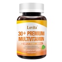 Lovita Premium Multivitamine pour adultes de 30 ans et plus avec Enzymes, Turmeric & Comprehensive Nutrient Support - 120 comprimés végétariens