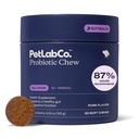PetLab Co. Probiotiques pour chiens, soutien santé git, diarrhée occasionnelle, santé digestive et allergies saisonnières - Arôme de porc - 30 chews doux - Emballage mai Vary