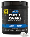 MuscleTech Cell-Tech Creactor Creatine HCl Poudre, après l'entraînement Muscle Builder pour les hommes et les femmes, chlorhydrate de créatine + acide libre, non aromatisé (120 portions), 7,45 oz