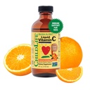 CHILDLIFE ESSENTIALS flüssiges Vitamin C - reines Vitamin C flüssiges Supplement für Kinder, Kleinkinder, & Babys, Immunsystem-Unterstützung, natürliche orange Geschmack, 4 Fl Oz (Pack von 1)