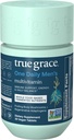 True Grace One Daily Men’s Multivitamin Fermented Minerals, Organic Adaptogens & Pilze Ganzkörper Balance Immune, Endurance, Knochen & Herz Unterstützung - Non-GMO, Gluten Free - 30 Vegan Tablets