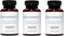 Lithium Orotate 20mg (3 Flaschen), 180 vegetarische Kapseln