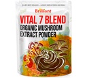 Ellie's Best 7 Pilz-Pulver-Extrakt organische Mischung - Reishi, Lion's Mane, Chaga, Türkei-Tail, Cordyceps, Maitake & Shiitake - Doppel extrahiert - reine keine Füllstoffe - 8oz / 228 1g......