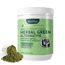 Animal Essentials Herbal Green Alternative for Dogs & Cats - Super Greens Powder Herbal Supplément avec Spiruline, Antioxydants, Chlorophylle - 12 Oz