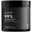 Toniiq Ultra High Strength 5HTP Kapseln - 99%+ Hochgereinigt und Bioverfügbar - 12:1 Konzentrierter Extrakt - 200mg - 90 Veggie Kapseln