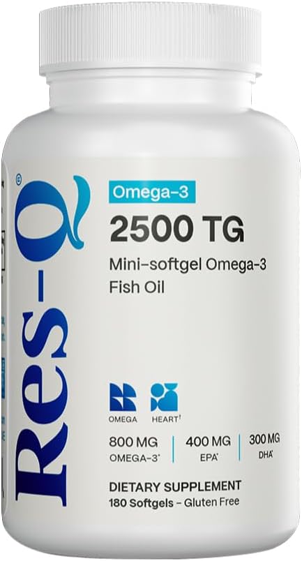 Res-Q 2500 TG Omega-3 Huile de poisson Mini Gel Capsules