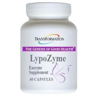 TRANSFORMATION DER GENESIS GOOD HEALTH LypoZyme Enzymergänzung, Advance Lipase Enzym Blend für gesunde Verdauung & Nährstoffabsorption, Non-GMO,60 Cap