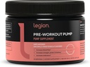 LÉGION Pompe de préentraînement - supplément d'arginine stimule la production d'oxyde nitrique - Booster d'oxyde nitrique aide à augmenter la force et l'endurance, favorise l'efficacité musculaire accrue (non aromatisé, 30 services)