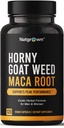 Natgrown Horny Goat Weed und Maca Root Extract Supplement für Männer & Frauen (Epimedium Extract, Hornygoatweed) Vegan Capsules -120 Ct