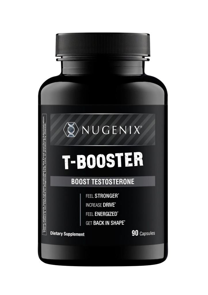 Nugenix T Boost - Kostenlose Testosteron Booster Ergänzung für Männer, 90 Zähler