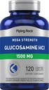 Piping Rock Glucosamine HCL 1500mg.120 Caplets Mega Strength.