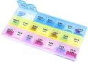 INVODA Weekly Pill Organizer 3 fois par jour Pill Case Large Medicine Planner 7 jours Pill Box for Vitamine Fish Oils Medicating Supplement
