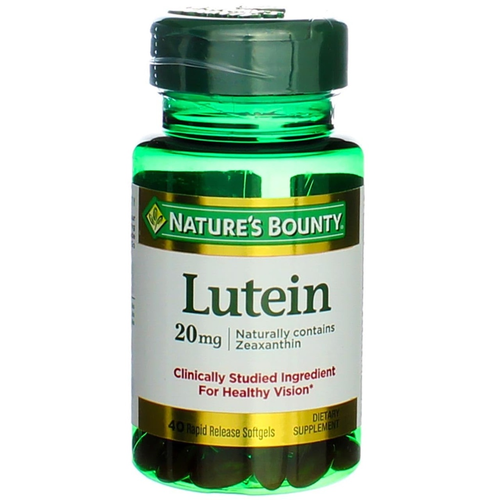 Bounty Lutein de la nature -- 20 mg - 40 Softgels