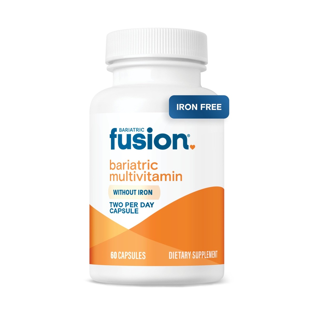 Fusion bariatrique Multivitamine bariatrique sans Iron.