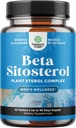 Plant Sterols Complex mit Beta Sitosterol - 500mg Beta-Sitosterol Sterols und Stanols Ergänzung für Herzgesundheit und Prostataunterstützung - Herz- und Prostata-Gesundheitsergänzung für Männer - 30 Tabletten