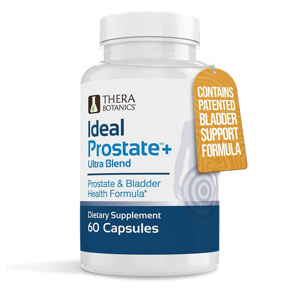 Soutien Prostate Homme avancé par Ideal Prostate Plus Ultra avec Reishi Mushroom, Saw Palmetto, Lycopene et plus pour le secours naturel