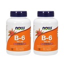 JETZT Vitamin B-6 100mg,250 Kapseln (Pack von 2)