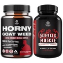 Bundle of Horny Goat Weed Extract Complex für Männer und Frauen Enhanced Energy und Stamina und Extra Strength Testosteron Booster für Männer für Muskelvergrößerung Stamina und Stärke