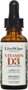 LiveWise Naturals Bio Vitamin D3 Flüssigkeitstropfen, Vegan, Non-GMO, Pflanzenbasiert, 200 IU pro Tropfen, unterstützt Immun-, Knochen- und Mood-Gesundheit, Easy-to-Absorb, in MCT-Öl 1000 IU