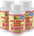 Sunshine Naturals Super Verdauungsergänzung. Ox Bile & Activated Charcoal für Verdauungshilfe, Bloating Relief, Gut Cleanse, Nährstoffaufnahme und Gesamt-Wellness. 100 Tabletten. Pack von 3