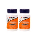 NOW Foods L-Theanin 200 mg, 60 Gemüsekapsel (2 Packung)