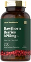 Tahoe Nutritionals Hawthorn Berry Capsules | 1695mg pro Servieren | 250 Count | Extract Supplement für Frauen und Männer | Non-GMO, Gluten Free Extract