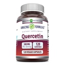 Erstaunliche Formeln Quercetin 500mg 120 Veggie Kapseln Ergänzung - Non-GMO - Glutenfrei - Unterstützt Gesamtgesundheit &amp; Wohlbefinden