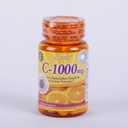 30 Pills Acorbic C 1000 Mg Vittamin C Supplément Bright Clear Fastning Acide ascorbique