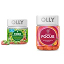 Anneaux Gummy en fibre OLLY 50ct & Focus laser Gummy 36 Compte