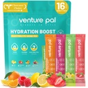 Venture Pal Powder Packets sans électrolyte de sucre - Liquid Daily IV Drink Mix pour l'hydratation rapide et la récupération des parties