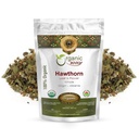 Bio Way Hawthorn Feuille et fleur entière (Crataegus monogyna) - Thé à base de plantes (European Wild-Harvest) USDA & Kosher Certifiés sans OGM et sans gluten (1/2LBS / 8OZ)
