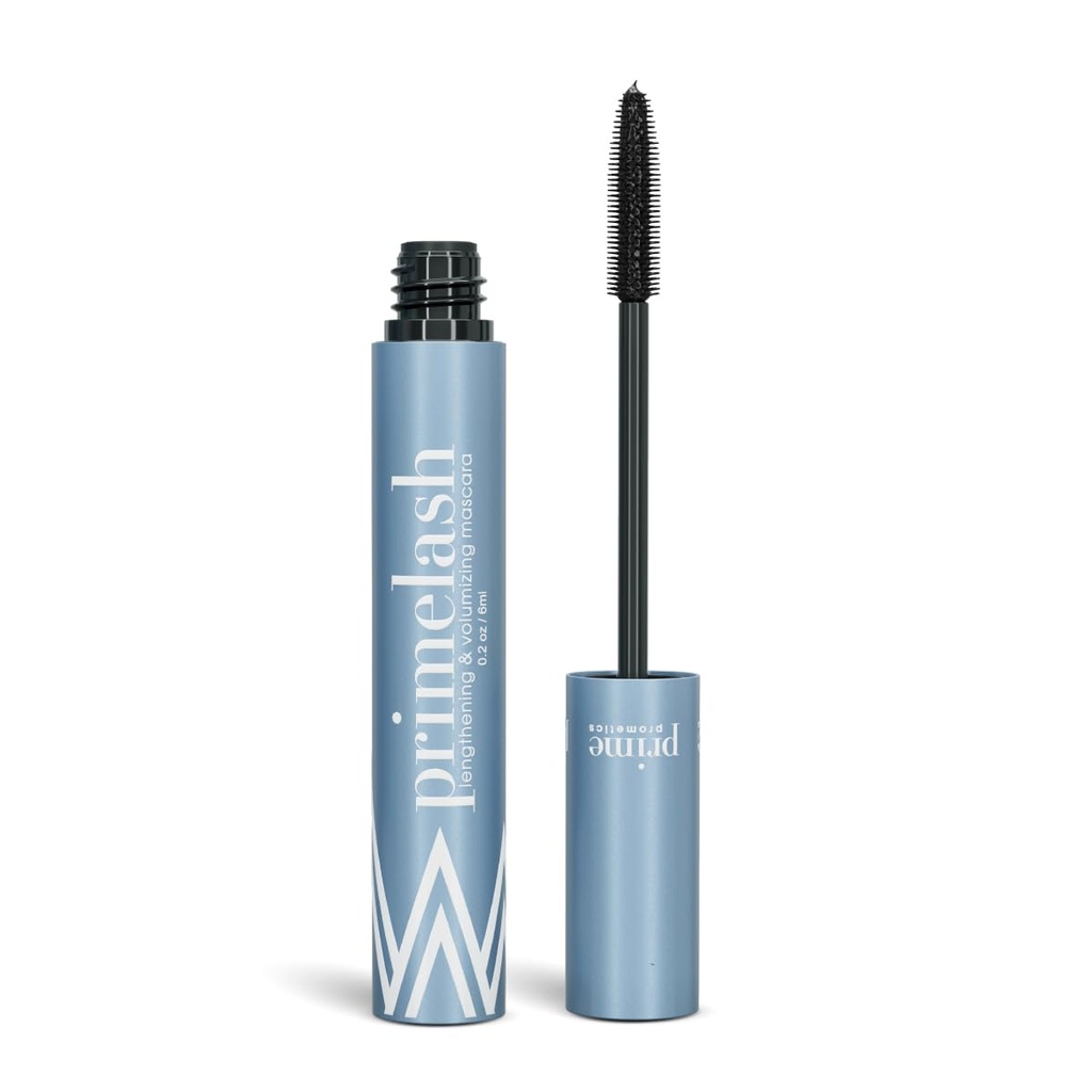 Prime Prometics PrimeLash Mascara für ältere Frauen – Volumizing, Incredible Length in 2 Coats – Long-Stay, Zero Clumps, Allergiker (Schwarz)