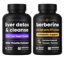 NutraChamps Liver Cleanse & Detox Kapseln & Berberine Kapseln