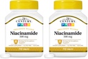 21st Century Niacinamide 500 mg Verlängerte Freisetzung Tabletten, 110-Count (Pack von 2)