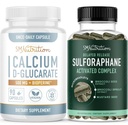 Sulforaphane-Komplex mit Calcium D-Glucarate | Hormon Balancing Bundle mit Advanced Microbeadlet Hormon Balance Supplement (60 Servierungen) und Vegan Gluten Free Non-GMO CDG Supplement (90 Servierungen)